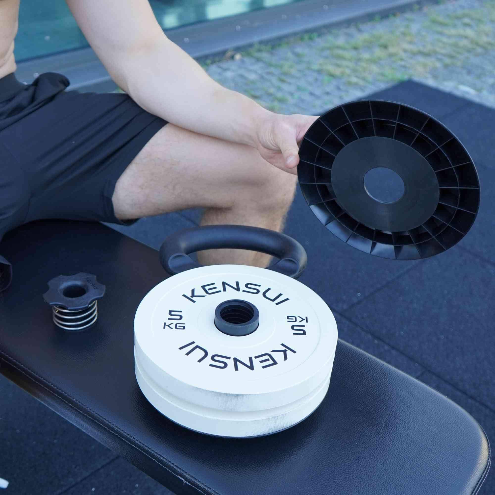 Amazon.com : Kensui EZ-BELL PRO - Plate Loaded Adjustable